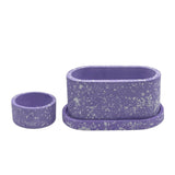 Pop x3 (Oval Planter + Oval Saucer + Low Planter)