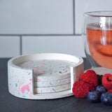 Coasters x4 + Holder