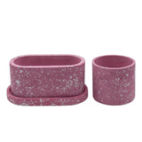 Pop x3 (Round Planter + Oval Planter + Oval Saucer)