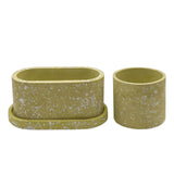 Pop x3 (Round Planter + Oval Planter + Oval Saucer)