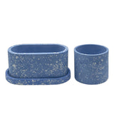 Pop x3 (Round Planter + Oval Planter + Oval Saucer)