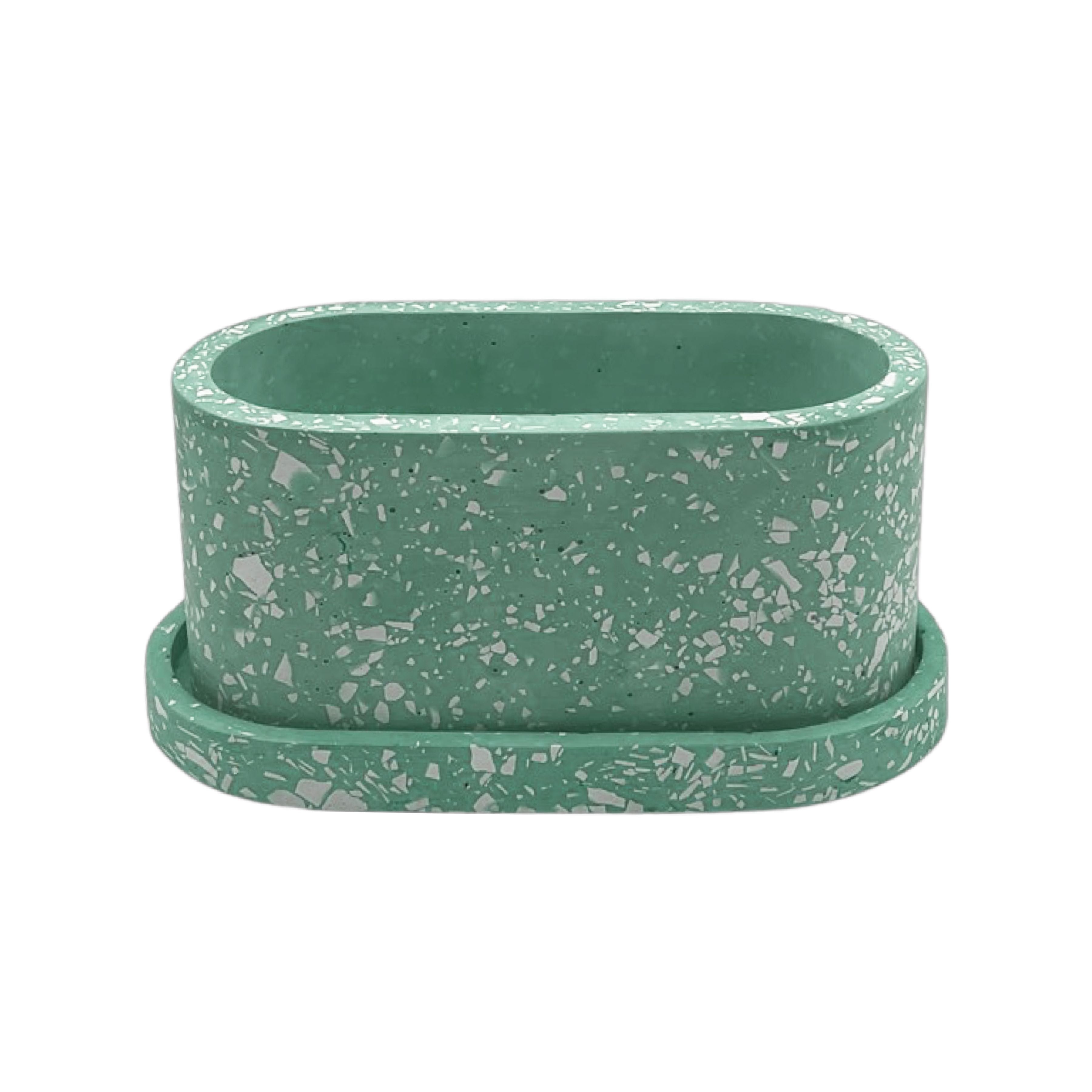 Pop x2 (Oval Planter + Saucer)