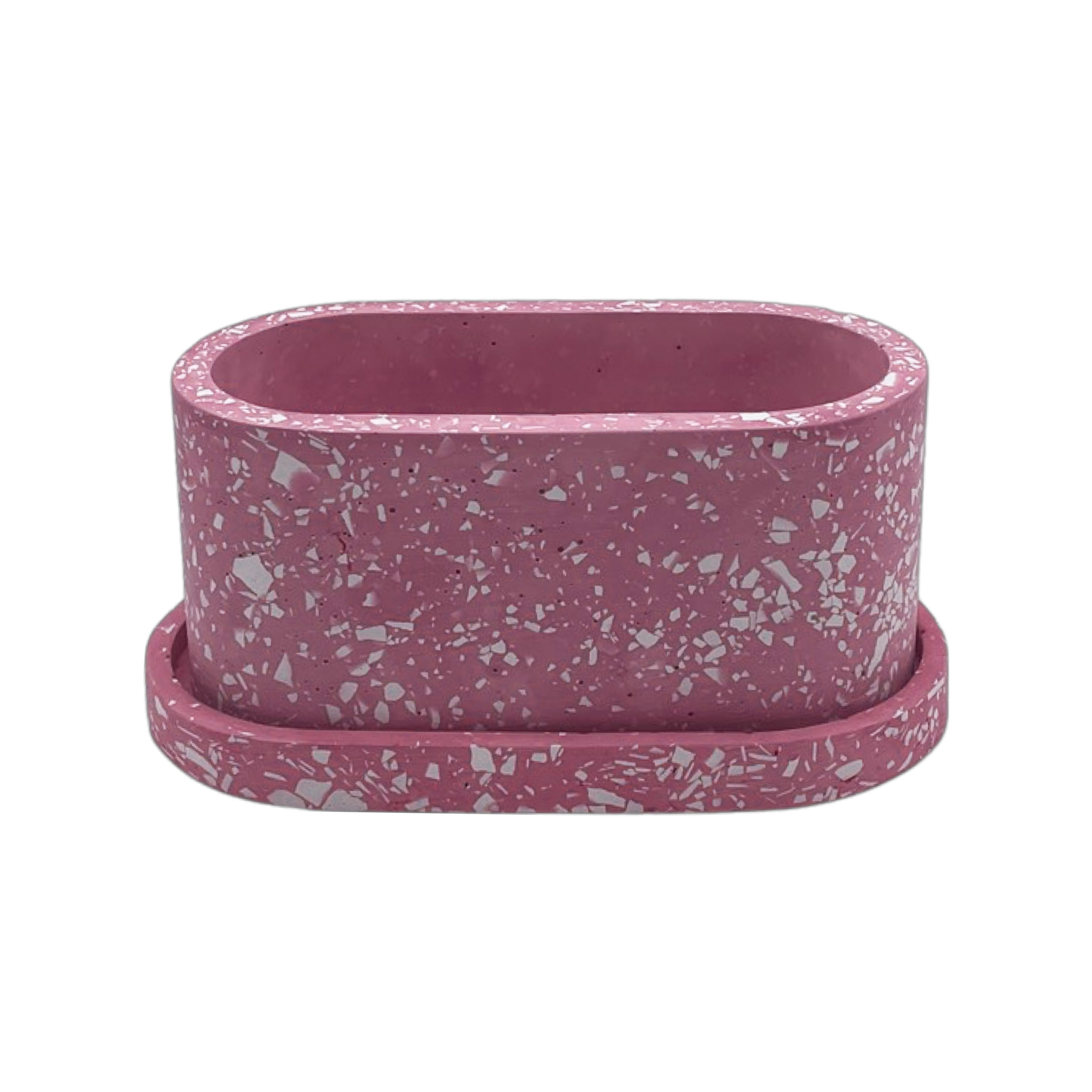 Pop x2 (Oval Planter + Saucer)