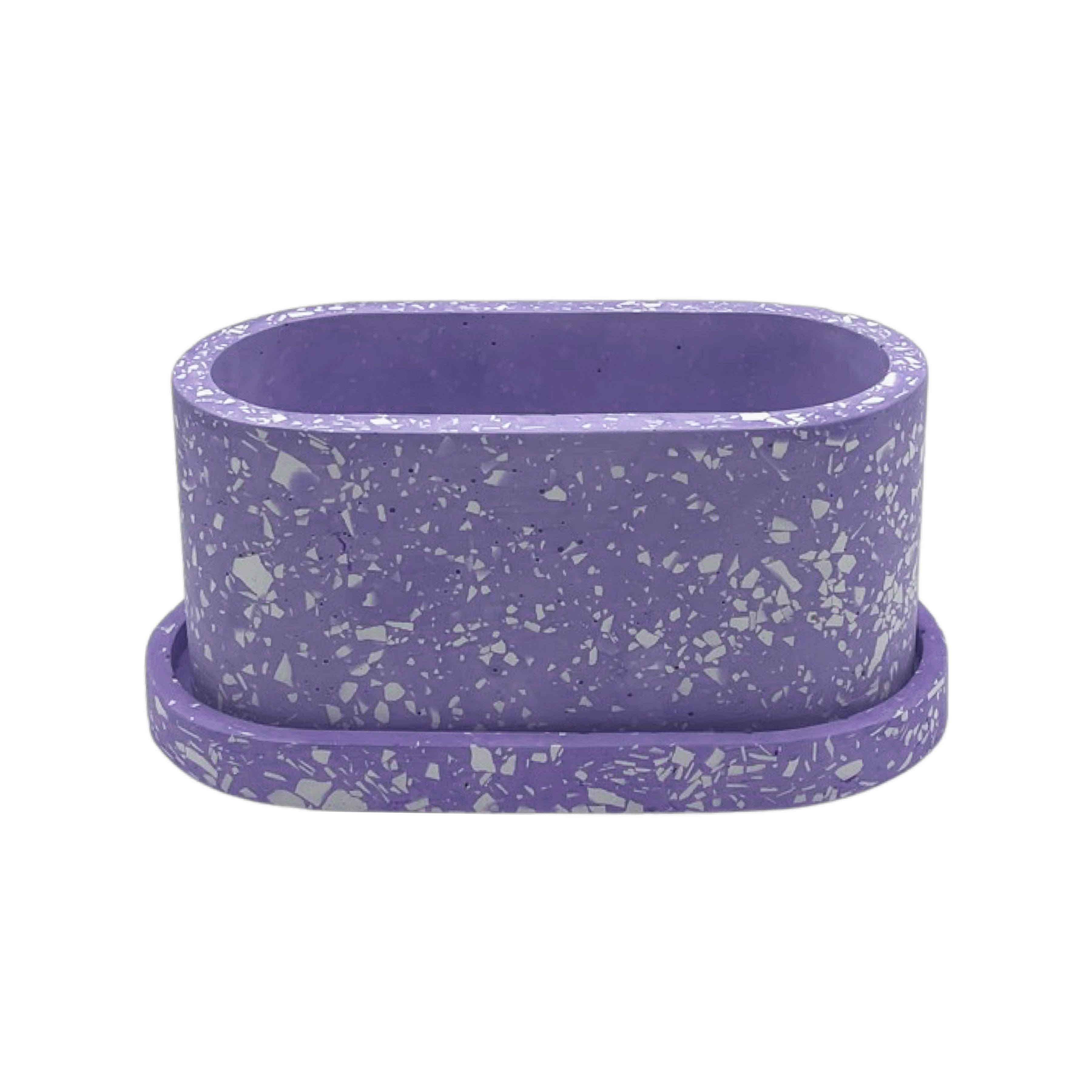 Pop x2 (Oval Planter + Saucer)