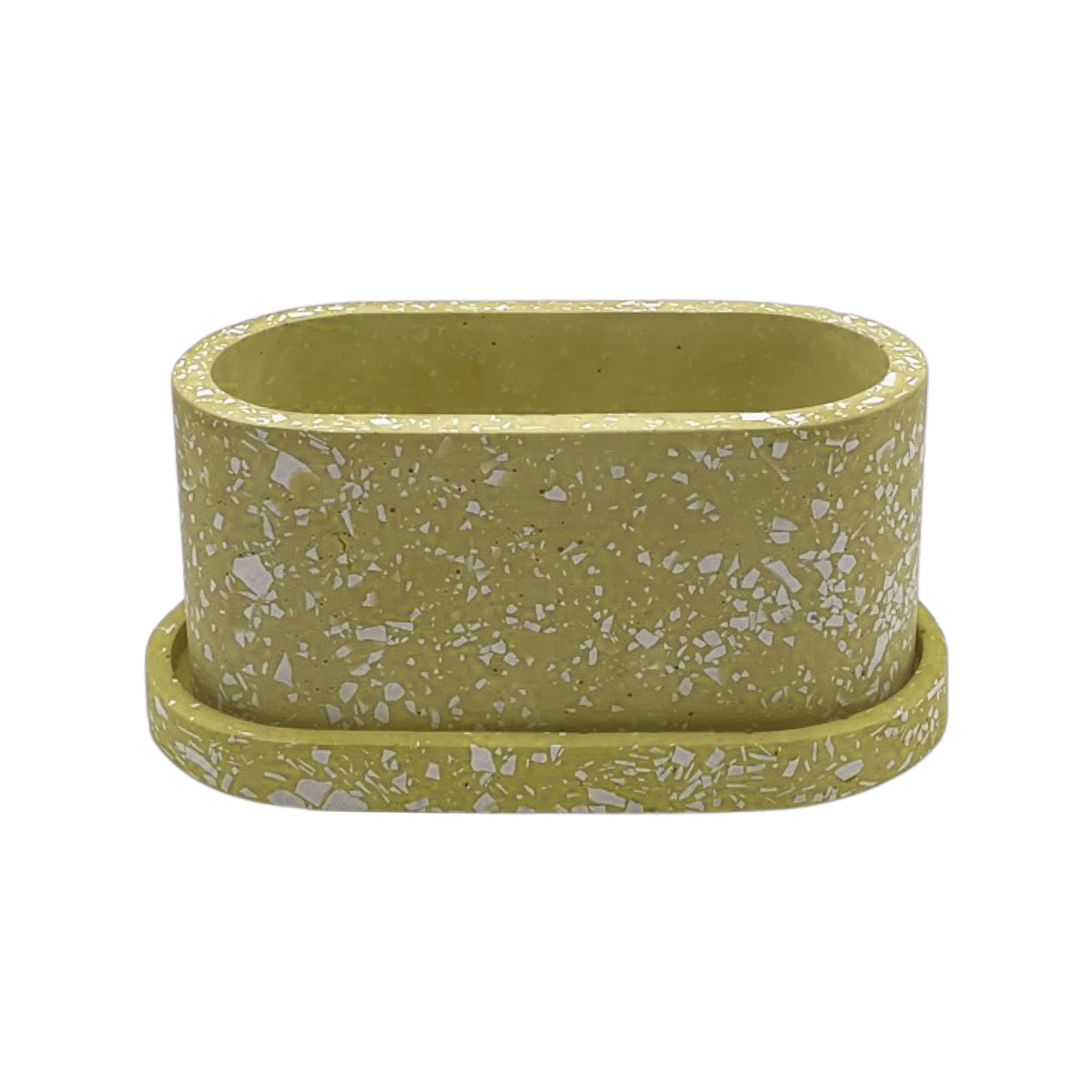Pop x2 (Oval Planter + Saucer)